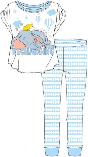 Ladies Disney Dumbo Character Pyjamas Size 8 - 22