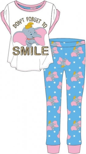 Ladies Disney Dumbo Character Pyjamas Size 8 - 22