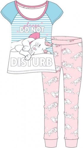 Ladies Disney Aristocats Marie Character Pyjamas Size 8 - 22