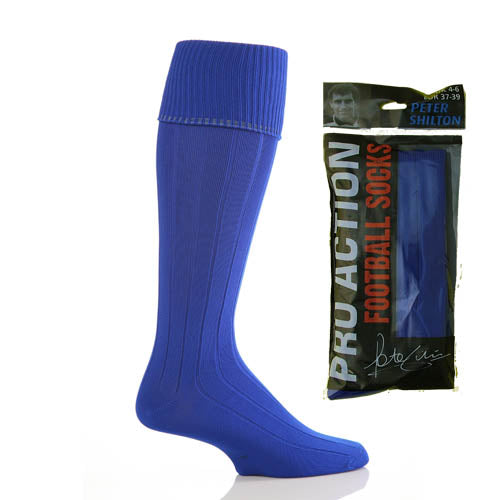 3 Pairs Blue Football Socks size 4-6