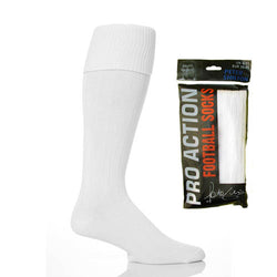 3 Pairs White Football Socks size 4-6