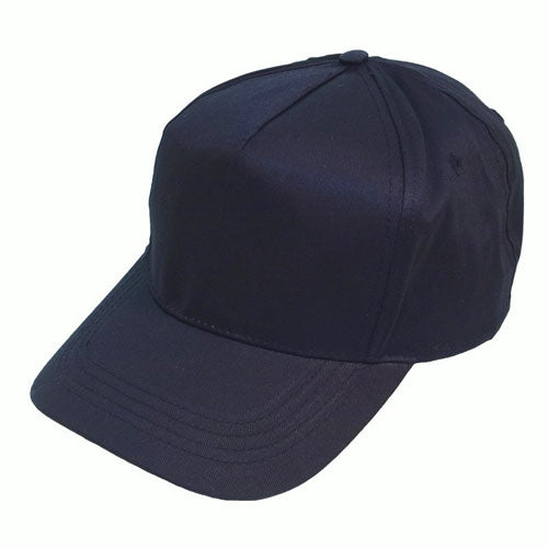 Black 5 Panel Baseball Cap Ideal For Printing