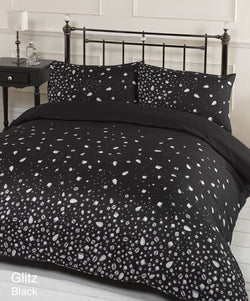 Glitz Black Duvet Set