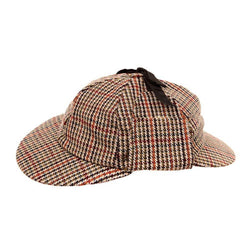 Sherlock Holmes Style Deerstalker Hat