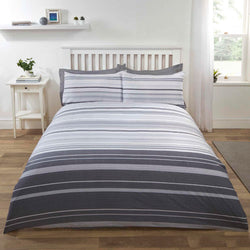 Stripe Grey Duvet Cover Set