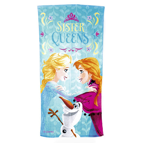 Official Disney Frozen Elsa/Anna Beach Towel