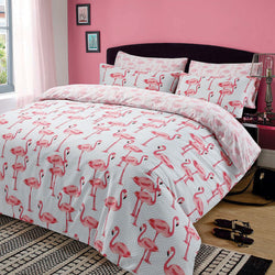 Flamingo Design Pink Duvet Set