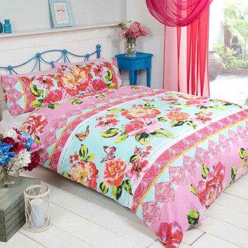 Made With Love Sanaa Pink Duvet Set