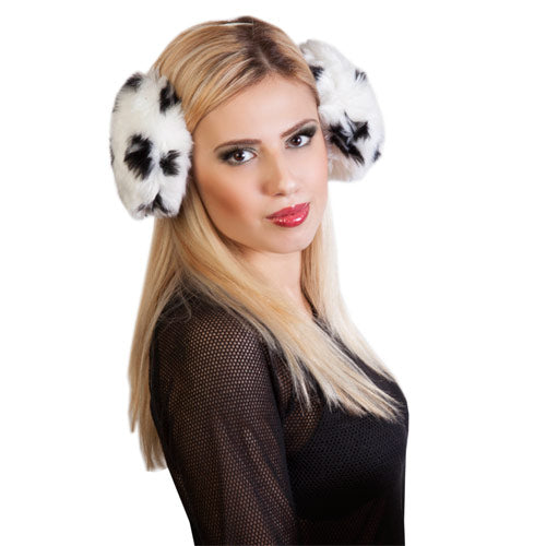 Mongolian Style Oversize Ear Muffs Animal