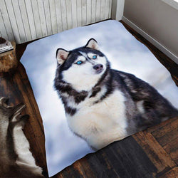 Mink Faux Fur Throw Husky