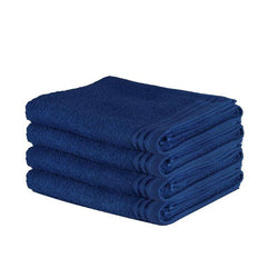 4 Pack Luxury Wilsford Cotton Bath Sheet Royal Blue