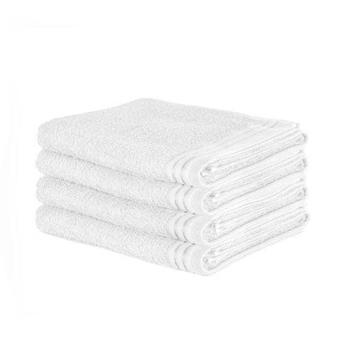 4 Pack Luxury Wilsford Cotton Bath Sheet White