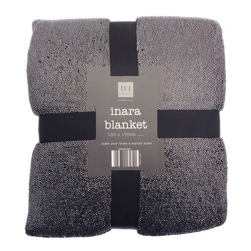 Glitter Design Blanket Throw Size 130 x 170cm