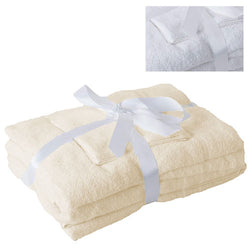 Luxurious Cotton 6 Piece Towel Bale Cream