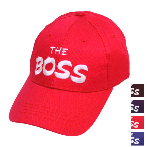 Baseball Hat With Embroidery "The Boss"