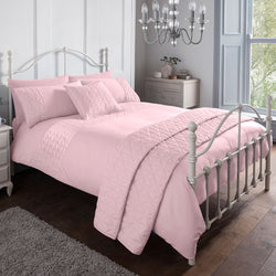 Pinsonic Cube Pink Duvet Cover Set