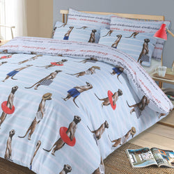 Meerkat Design Blue Duvet Set