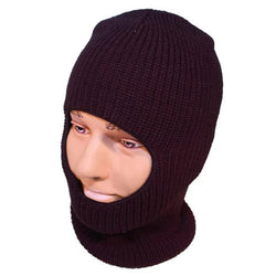 Open Face Black Balaclava