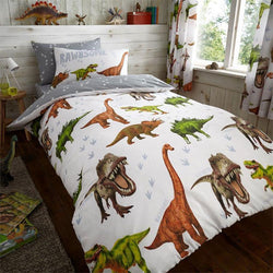 Childrens Dinosaur Rotary Duvet Set