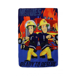 Fireman Sam Polar Fleece Blanket Throw