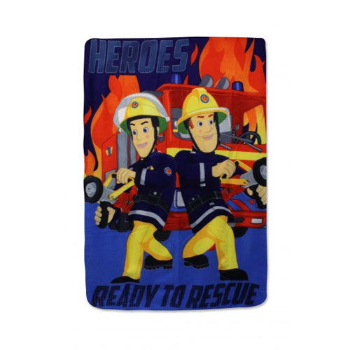 Fireman Sam Polar Fleece Blanket Throw