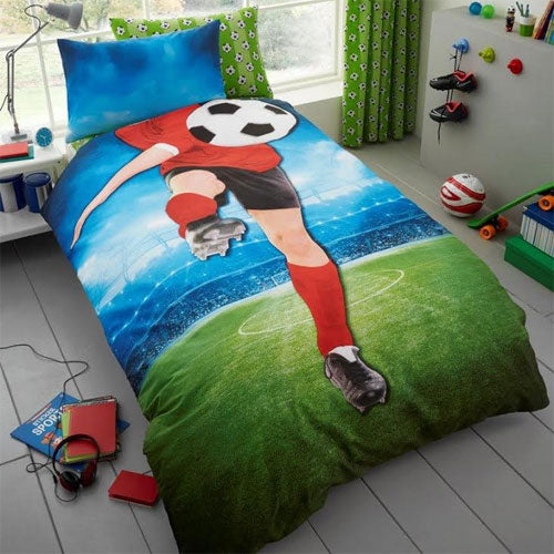 Childrens Football Panel Duvet Set