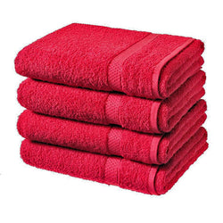 Luxury Cotton Bath Sheet Red