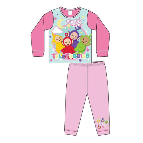 Official Children Character Teletubbies Girls Pyjamas