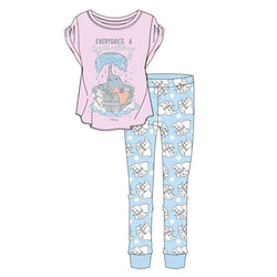 Ladies Dumbo Spa Day Pyjamas Size 8-22