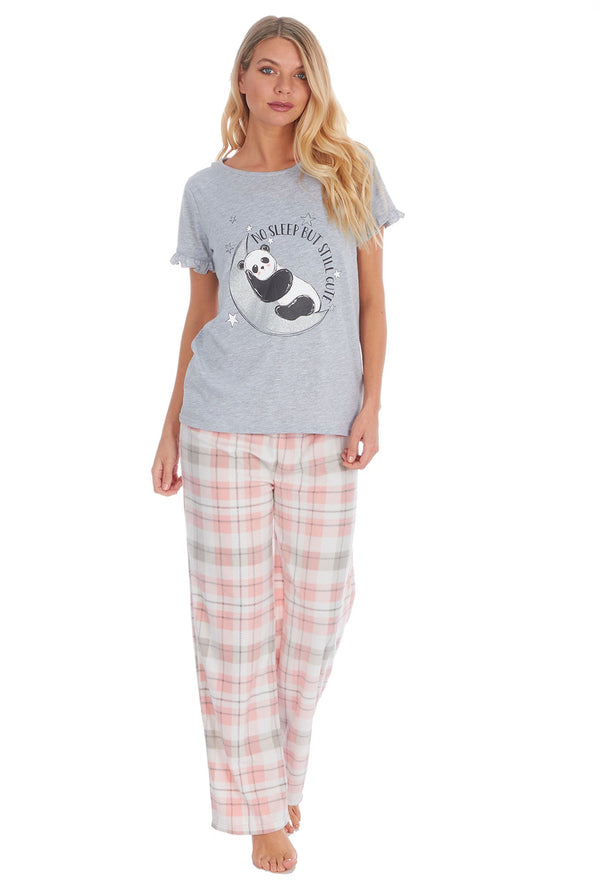 Ladies Panda Design Pyjamas