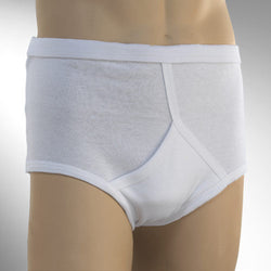 6 12 Packs  Mens White Briefs Y Fronts Size Medium - 2XL