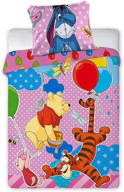 Official Disney Winnie The Pooh Toddler Baby Duvet Cover Set