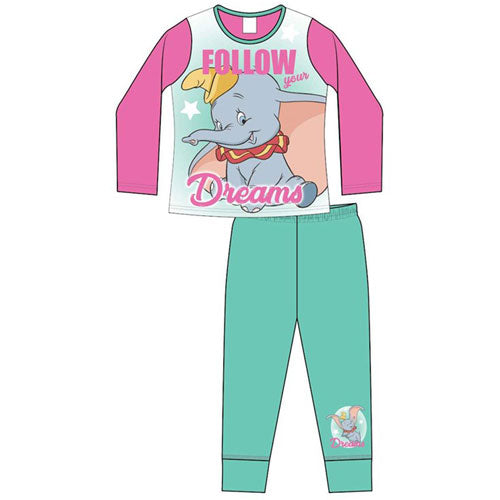 Official Disney Dumbo Children Character Girls Pyjamas