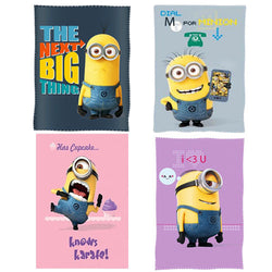 Official My Despicable Me Assorted Fleece Blanket Throw