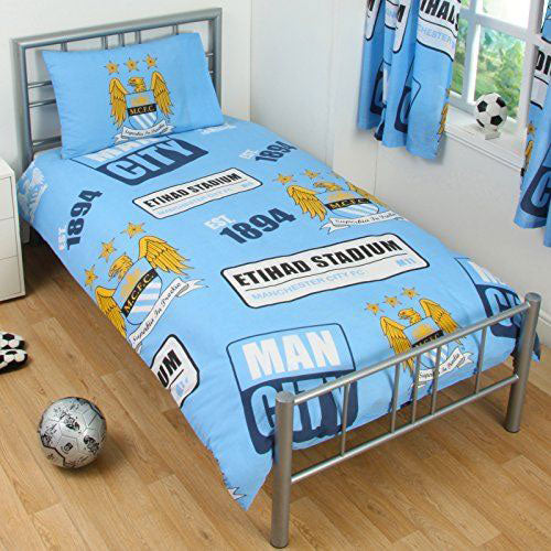 Official Manchester City Single & Double Size Duvet Set