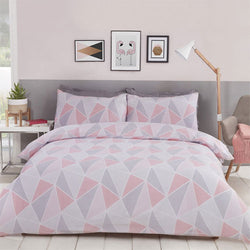 Leo The Home Pink Duvet Cover Set