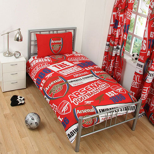 Official Arsenal FC Single & Double Size Duvet Set