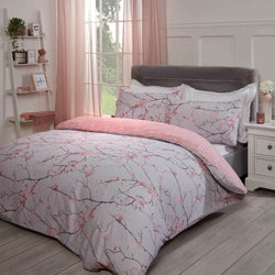 Spring Blossoms Blush Pink Duvet Set