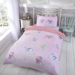 Children Girls Petit Ami Ellie Reversible Single Duvet Set