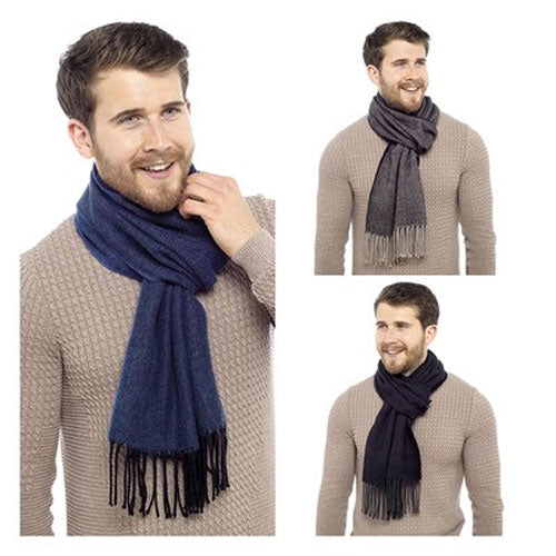 Mens Herringbone Scarf