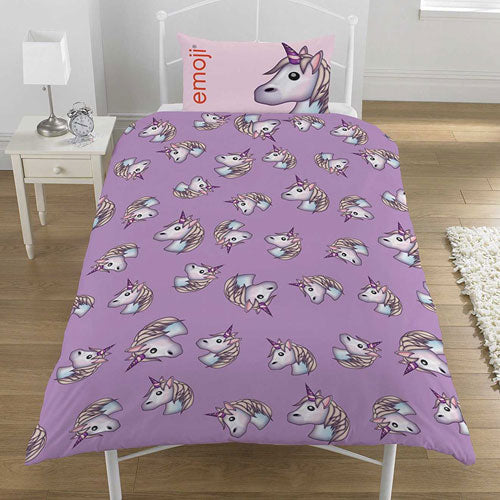 Children Emoji Unicorn Single & Double Size Duvet Set