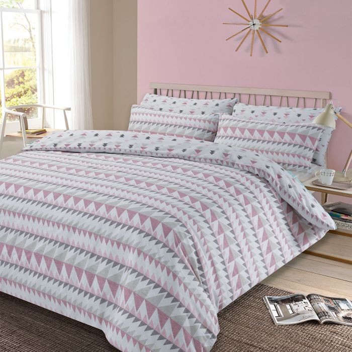 Rewind Pink Blush Duvet Set