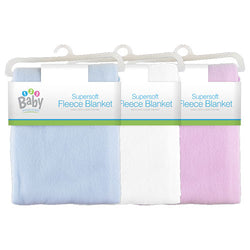 6 Pack Baby Fleece Assorted Blanket Size 76 x 101cm