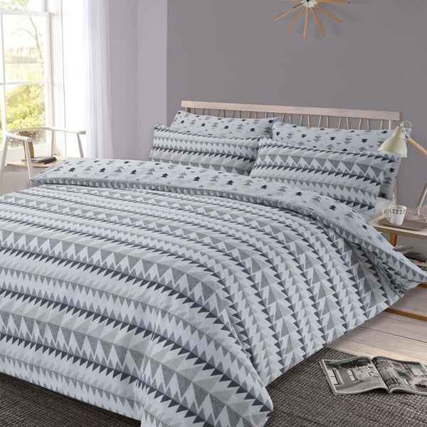 Rewind Grey Duvet Set