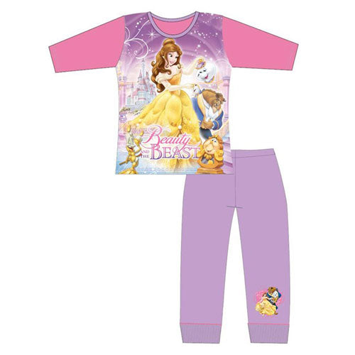 Official Disney Princess Beauty & The Beast Girls Pyjamas