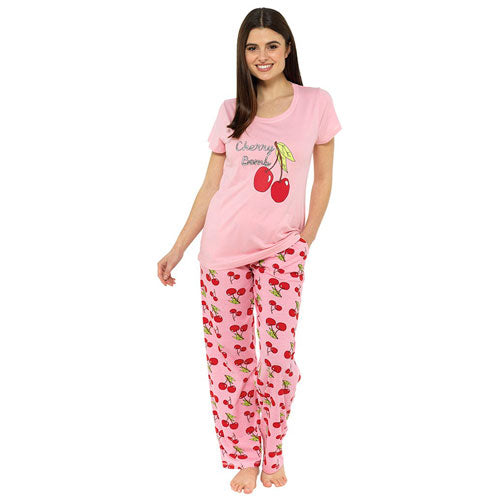 Ladies Cherry Bomb Pyjamas Size 8-22