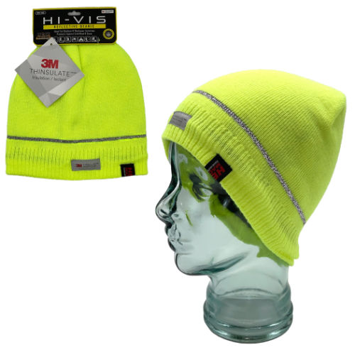 Heat Machine Hi Vis Knitted Beanie Hat