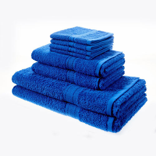 Luxury 8 Piece Oxford Blue Towel Bale