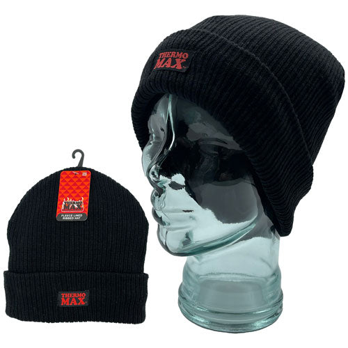 Thermo Max Ribbed Hat With Lining