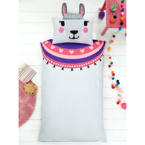 Children's Creative Novelty Dog Shaped Reversible Single Duvet Set